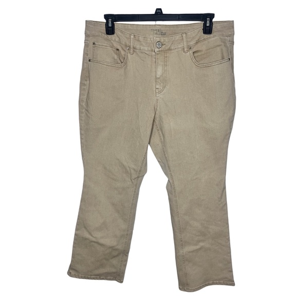 Time and Tru Denim - Time and Tru Women’s petite Beige Bootcut Jeans